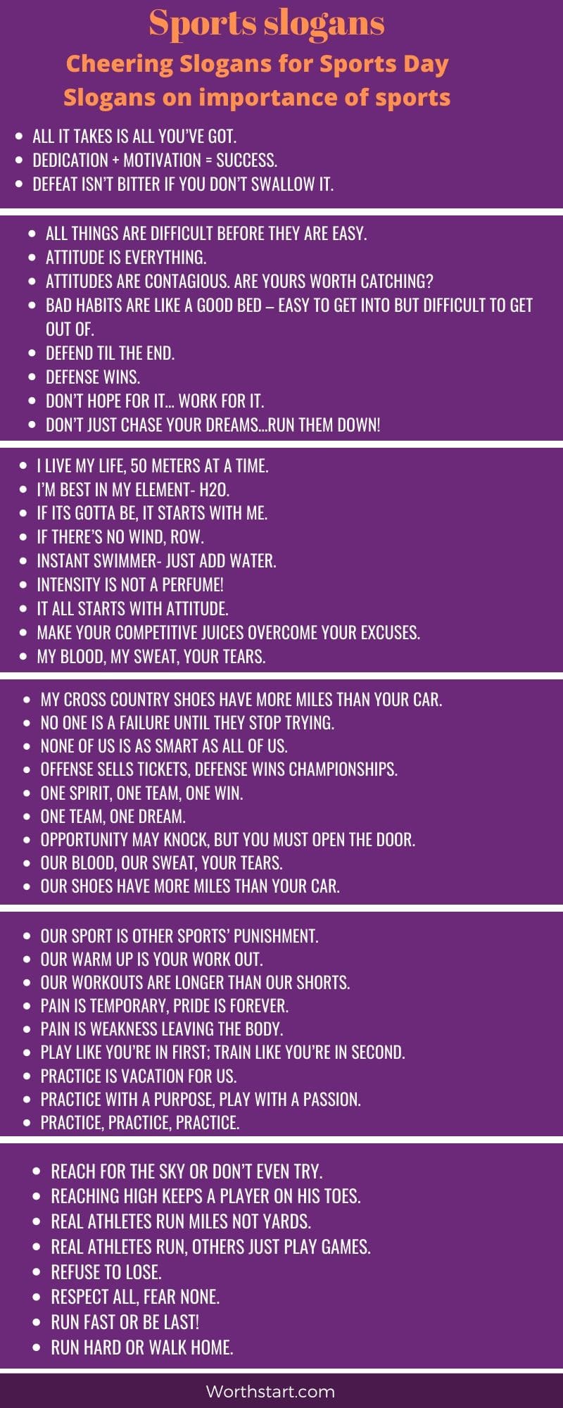 Sports Slogans: 200+ Slogans on the Importance of Sports