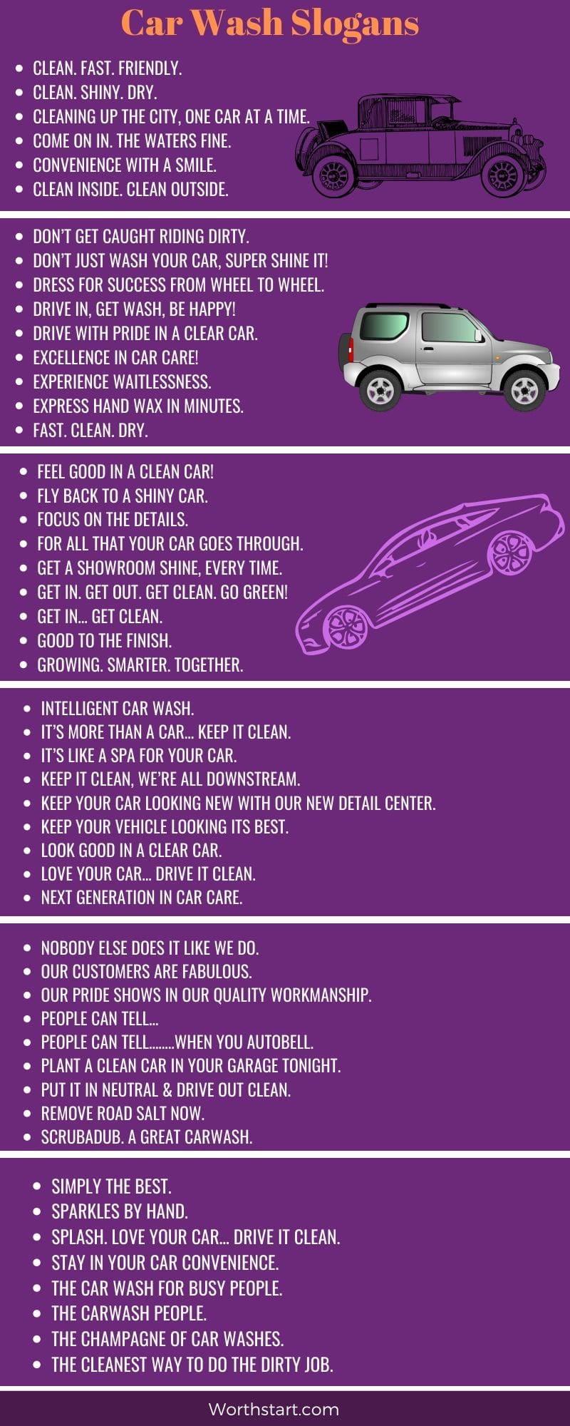 Car Wash Slogans