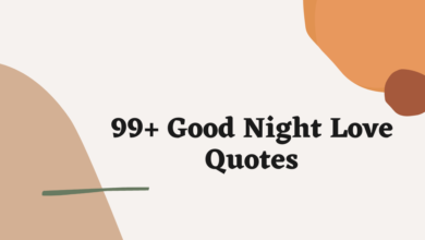 99+ Good Night Love Quotes