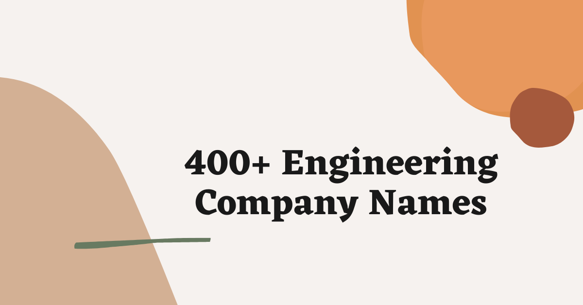 Engineering Company Names