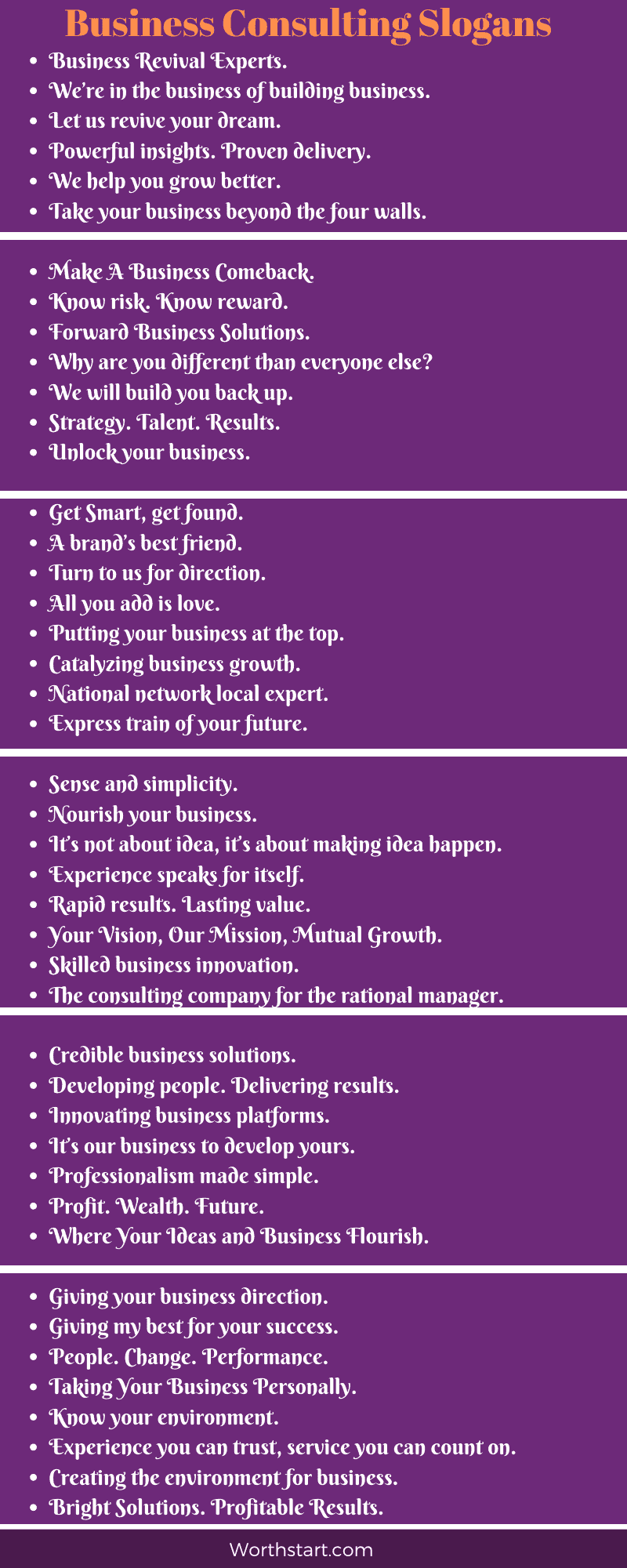 Business Consulting Slogans