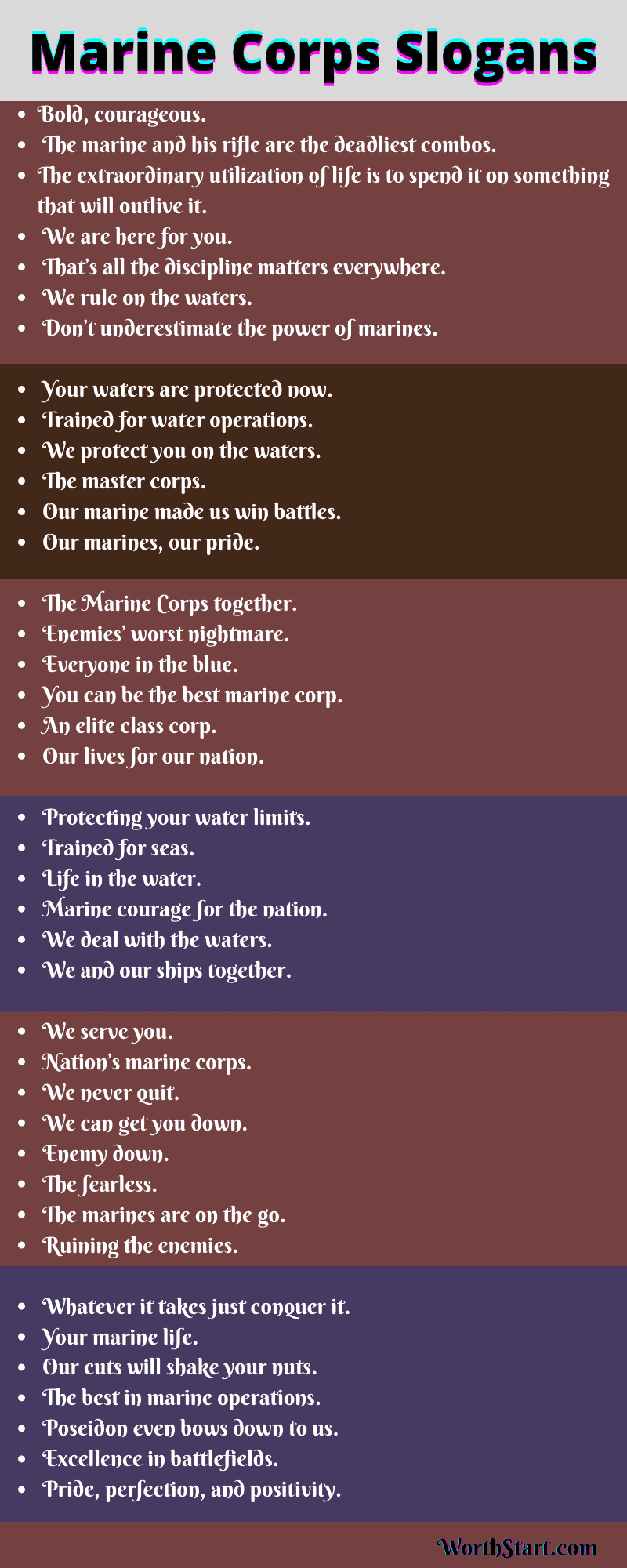 Marine Corps Slogans