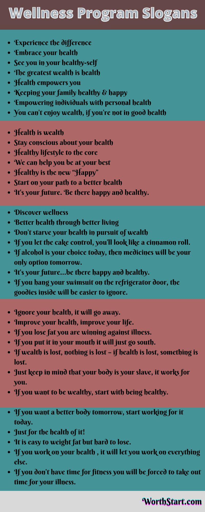 Wellness Program Slogans