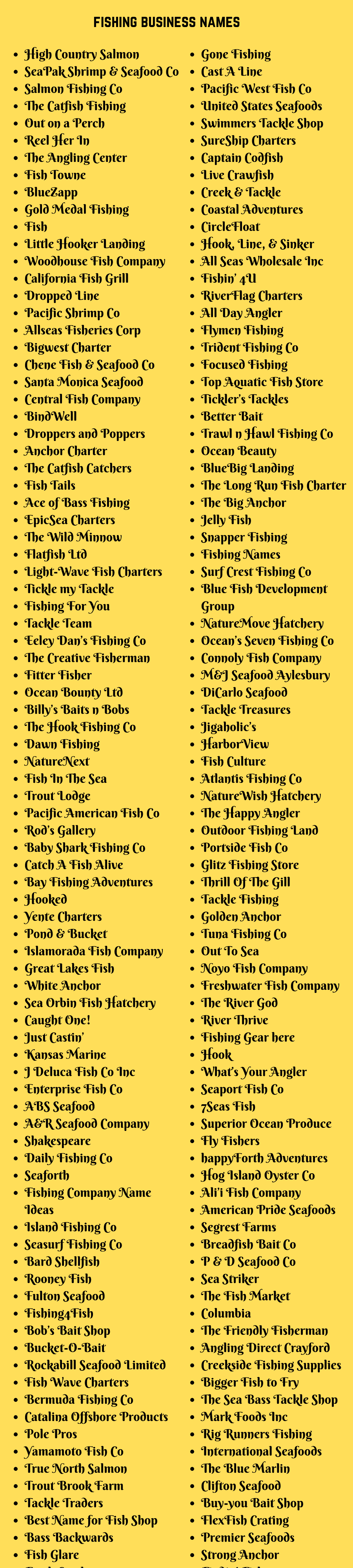 fishing business names