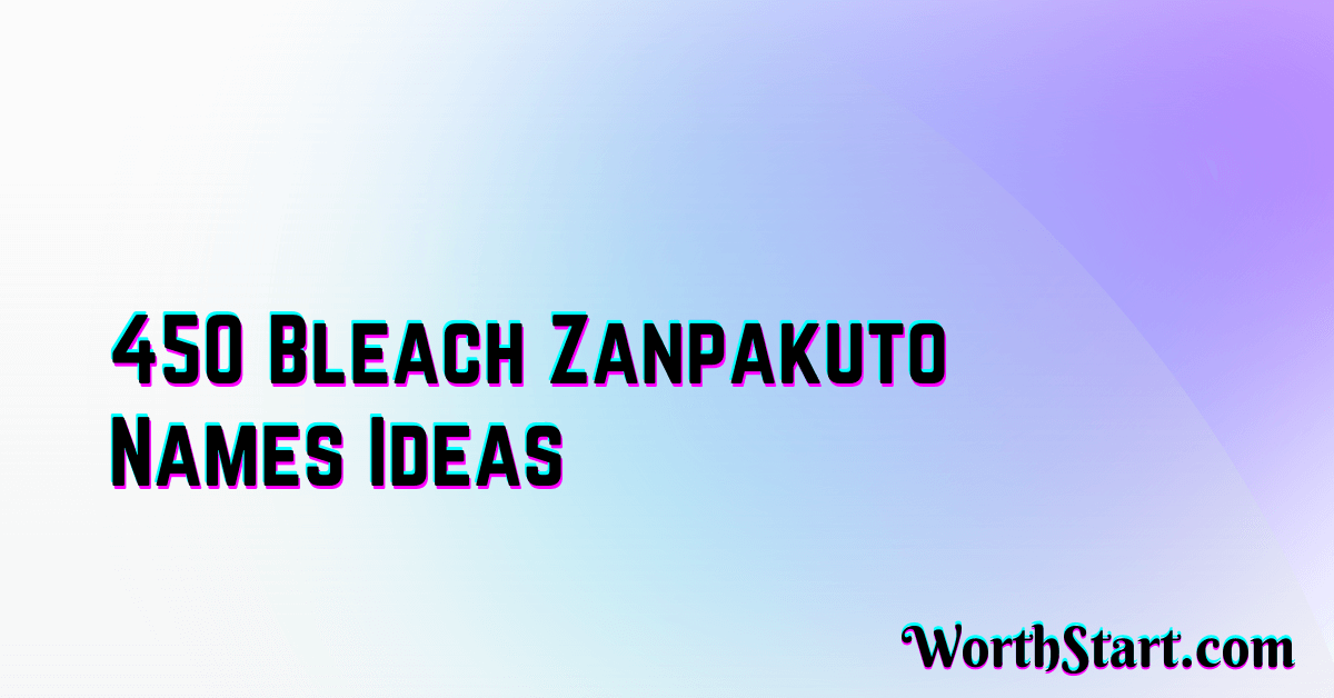 Bleach Zanpakuto Names Ideas