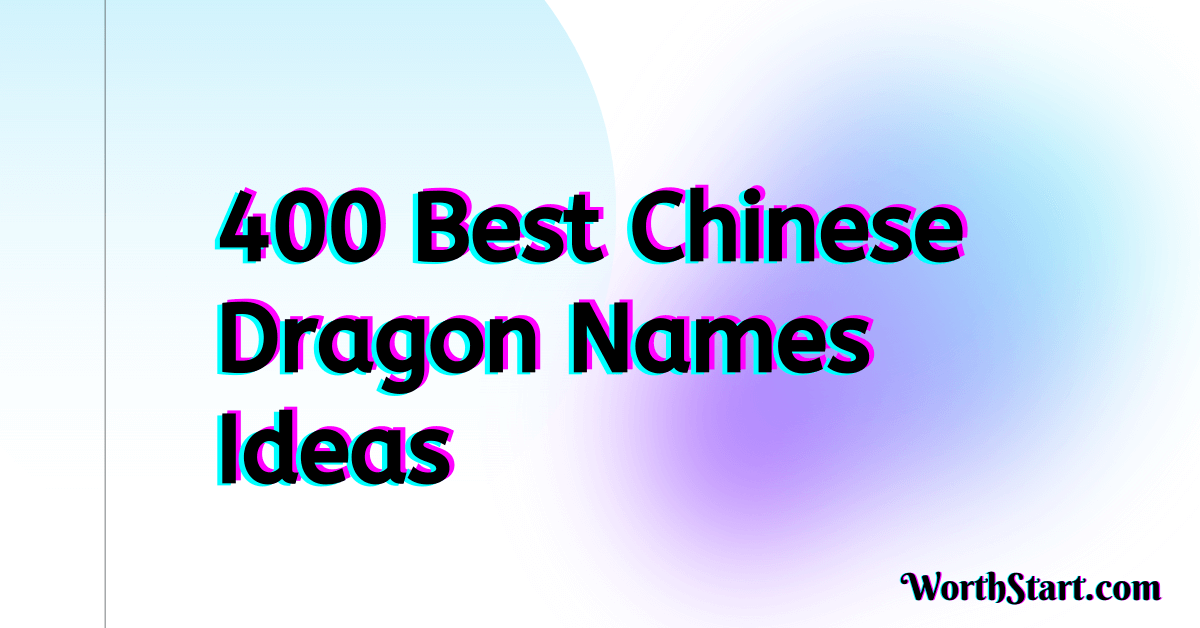 Chinese Dragon Names