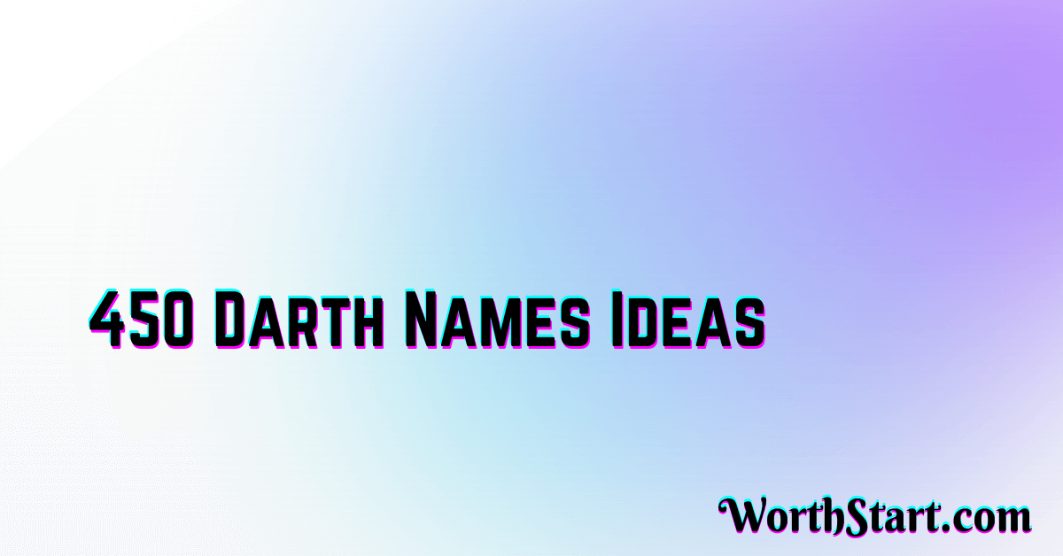 Darth Names Ideas