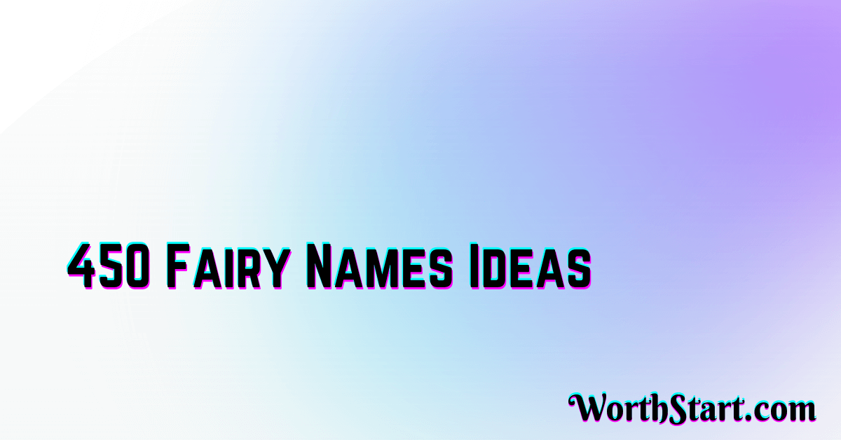 Fairy Names Ideas