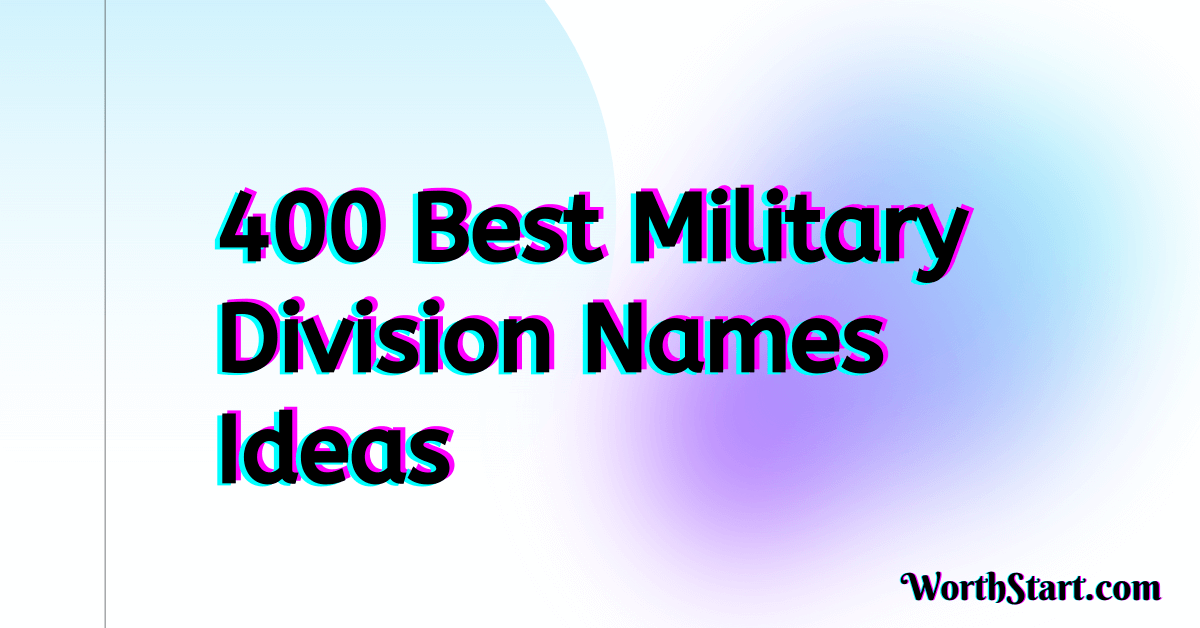 Military Division Names