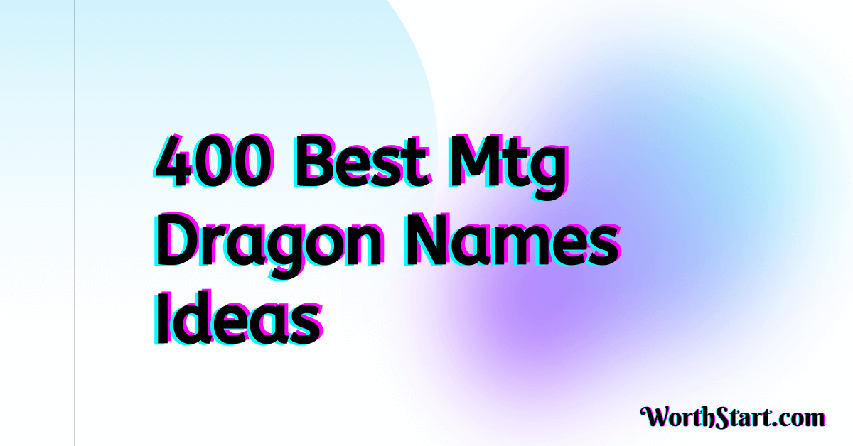 Mtg Dragon Names