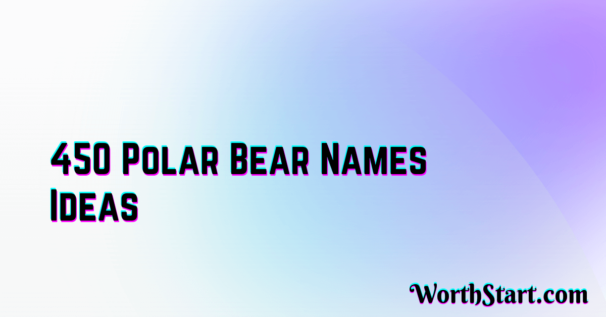 Polar Bear Names Ideas