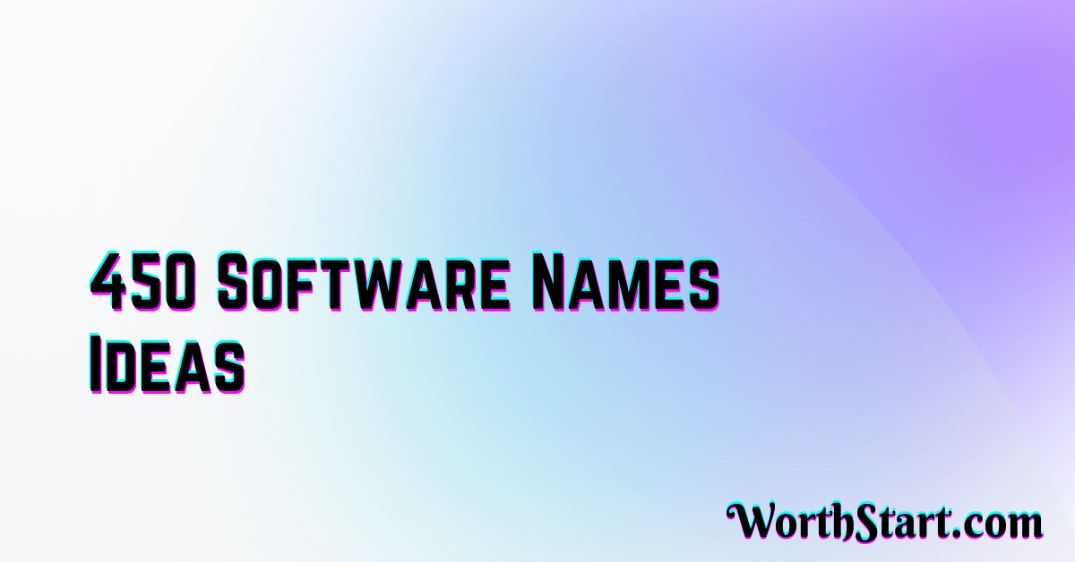 Software Names Ideas