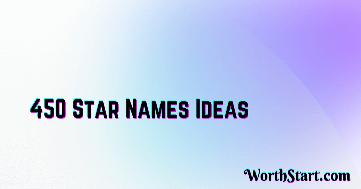 Star Names Ideas