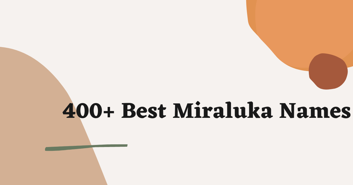Miraluka Names