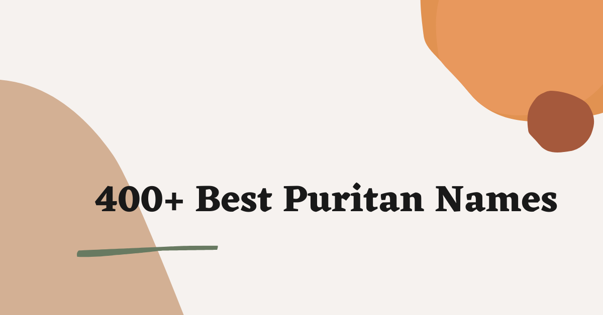 Puritan Names