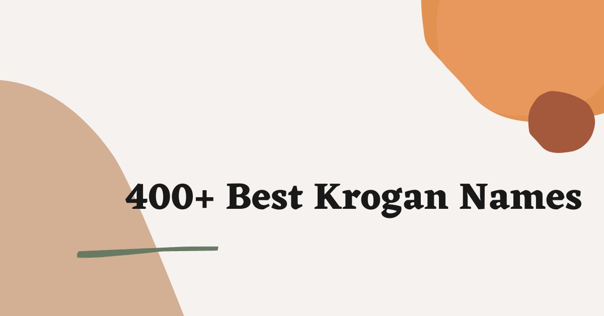 Krogan Names