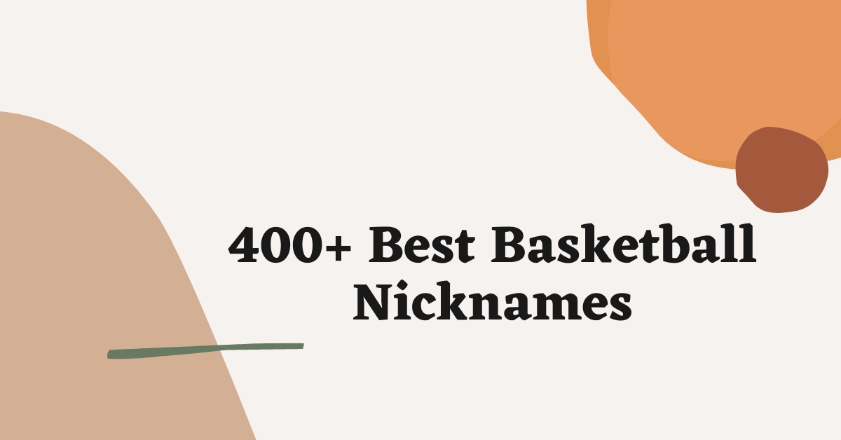 Basketball Nicknames
