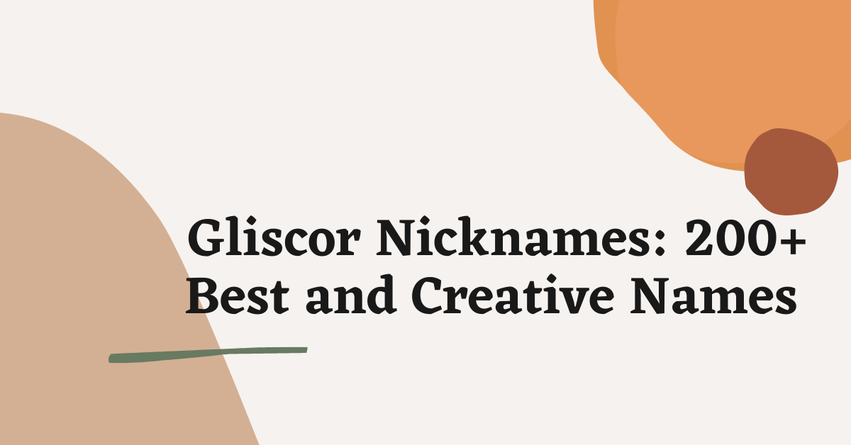 Gliscor Nicknames