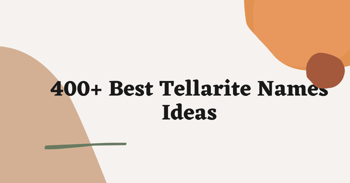 Tellarite Names Ideas