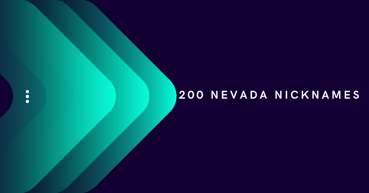 Nevada Nicknames