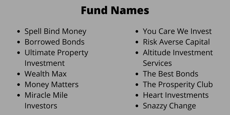 Fund Names